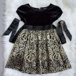 Black and Gold girls dress.